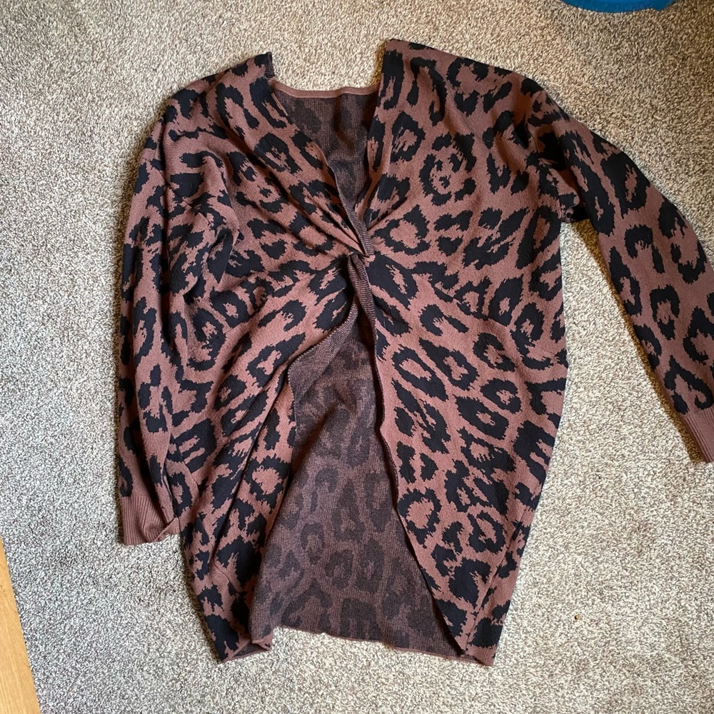 Leopard Print Sweater